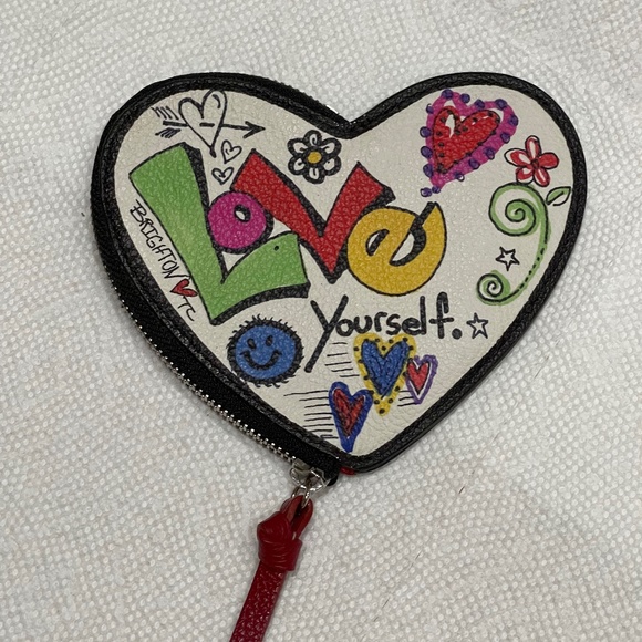 Brighton Coin Heart Pouch - Picture 1 of 3